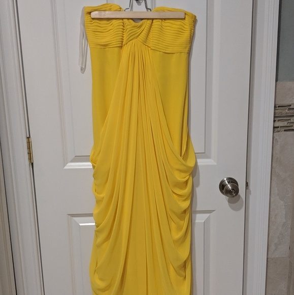 laundry by shelli segal yellow dress
